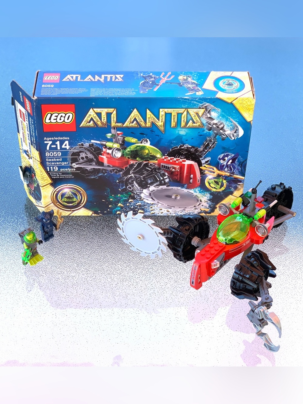 LEGO® Atlantis Seabed Scavenger Model No. 8059, Age 7+